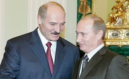 Александр Лукашенко и Владимир Путин. Фото с сайта <A target=_blank href=