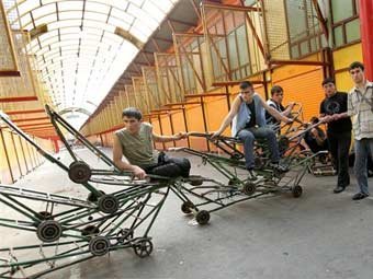 Рабочие на Черкизовском рынке. Архивное фото AFP