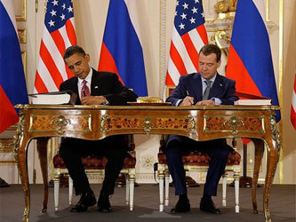 Барак Обама и Дмитрий Медведев. Фото пресс-службы президента РФ