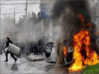 Беспорядки в Киргизии. Фото с сайта www.cityportal.kz