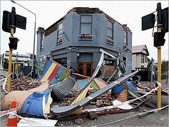 Разрушенный землетрясение сентября 2010 года дом в Крайстчерче. Фото с сайта dailycaller.com