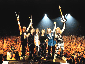 Группа Iron Maiden. Фото с сайта melbourne.diarystar.com.au