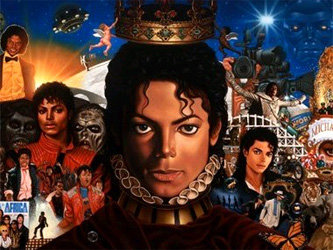 Фрагмент обложки альбома Майкла Джексона 