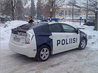 Патрульная машина финской полиции. Фото с сайта priuschat.com