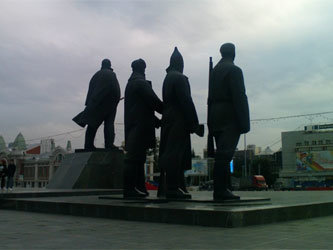 Памятник Ленину в Новосибирске. Фото Sibnet.ru