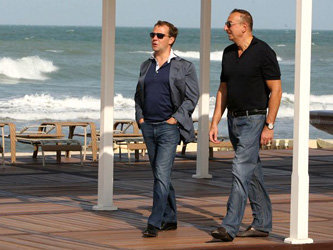 Дмитрий Медведев и Ильхам Алиев. Фото пресс-службы президента РФ
