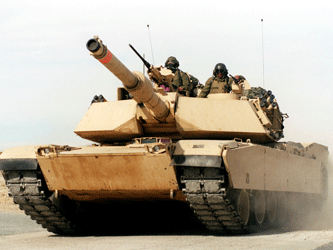 Танк М1 Abrams. Фото с сайта wallpaperdojo.com