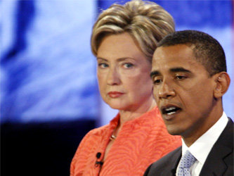 Хиллари Клинтон и Барак Обама. Фото с сайта www.walrusmagazine.com