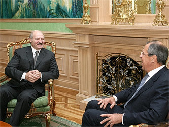 Александр Лукашенко и Сергей Лавров, фото с сайта udf.by