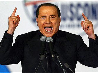 Сильвио Берлускони. Фото с сайта fronteras.org