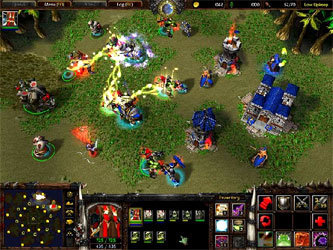 Кадр из игры Warcraft III