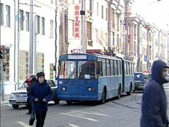 Троллейбус в Иркутске, фото АС Байкал ТВ