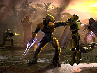 Кадр из игры Halo: Reach 