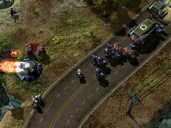 Кадр из игры StarCraft 2
