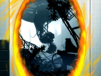 Кадр из игры Portal 2 