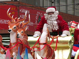 Парад Санта-Клауса в Торонто. Фото с сайта fanpop.com