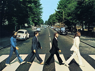 Фрагмент обложки альбома Abbey Road 