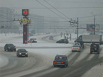 Зима в Абакане. Фото Sibnet.ru
