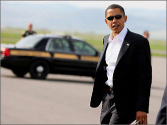 Барак Обама. Фото с сайта www.mediabistro.com
