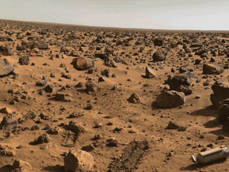 Поверхность Марса. Фото с сайта astronet.ru