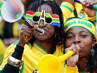 Болельщицы сборной ЮАР по футболу. Фото с сайта news.com.au