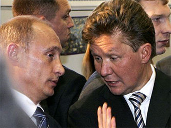 Премьер-министр РФ Владимир Путин и председатель правления ОАО 