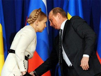 Юлия Тимошенко и Владимир Путин. Фото с сайта tsn.ua