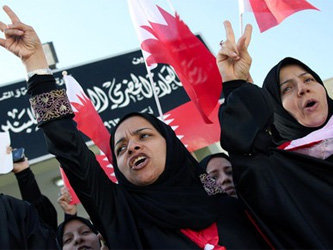 Массовые выступления в Бахрейне. Фото с сайта www.belfasttelegraph.co.uk