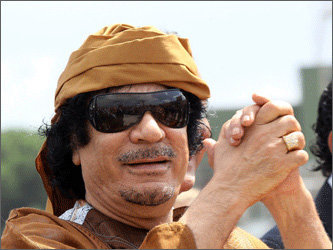 Муаммар Каддафи. Фото с сайта zimbio.com