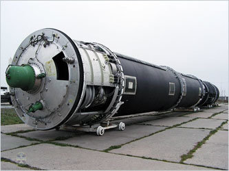 Ракета РС-20. Фото с сайта www.paeh.info