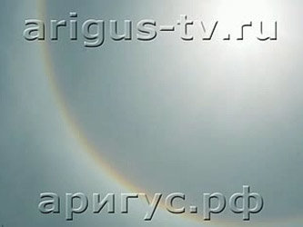Гало над Улан-Удэ, кадр из видеоматериала ТК 
