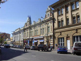 Улица Карла Маркса в центре Иркутска. Фото с сайта www.sib-meteo.ru
