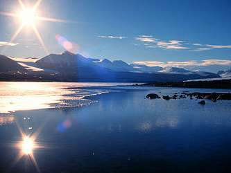 Озеро в Антарктиде, фото с сайта kenyon.edu