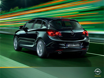 Opel Astra. Иллюстрация Opel