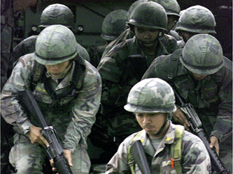Военнослужащие армии Таиланда. Фото с сайта mymuaythai.com
