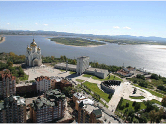 Панорама Хабаровска. Фото с сайта kursy1c.ru