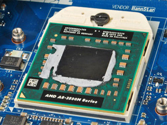 Микропроцессор AMD Llano. Фото с сайта hothardware.com
