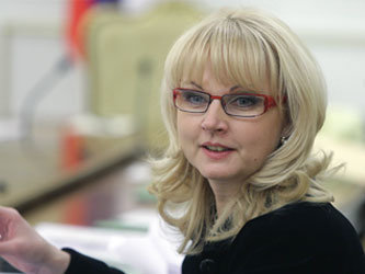 Татьяна Голикова. Фото с сайта www.zdrav.ru