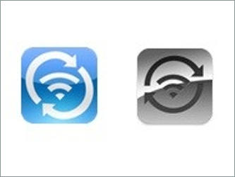 Иконка приложения Хьюза (слева) и Apple (справа). Изображение с сайта http://www.theregister.co.uk/