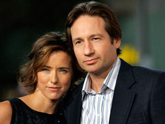 Дэвид Духовны с женой, фото с сайта secretplanet.info