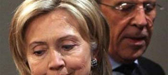 Хиллари Клинтон и Сергей Лавров. Фото с сайта www.ambebi.ge