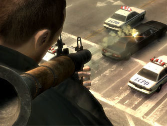 Кадр из игры GTA IV