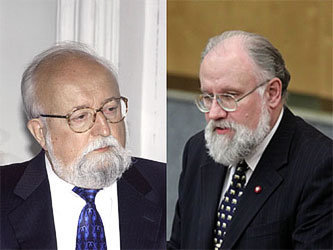 Кшиштоф Пендерецкий и Владимир Чуров. Фото с сайта www.ntv.ru