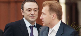Сулейман Керимов и Игорь Шувалов. Фото с сайта <A href=