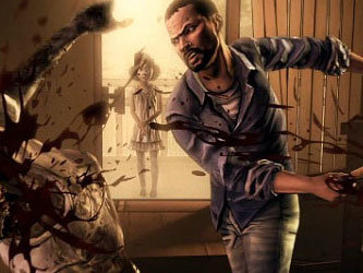 Кадр из игры The Walking Dead: The Game