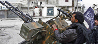 Сирийские повстанцы. Фото с сайта www.npr.org