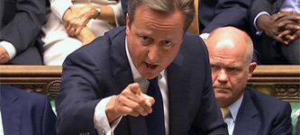 Дэвид Кэмерон в парламенте Великобритании. Фото с сайта www.odt.co.nz