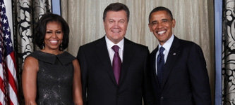 Виктор Янукович во время визита в США. Архивное фото пресс-службы президента Украины