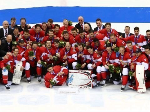 Сборная Канады. Фото с официального сайта Олимпиады www.sochi2014.com