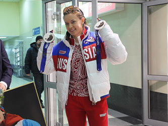 Вилухина прилетала в Новосибирск из Сочи. Фото пресс-службы аэропорта 